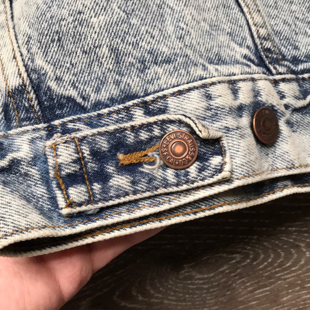 Levi’s  Type 3 acid wash denim trucker jacket - Picture 16 of 16